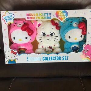 Hello Kitty And Friends X Care Bear 3 Pack Special Collector Set